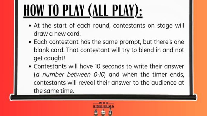 One of Us is Trying to Blend In